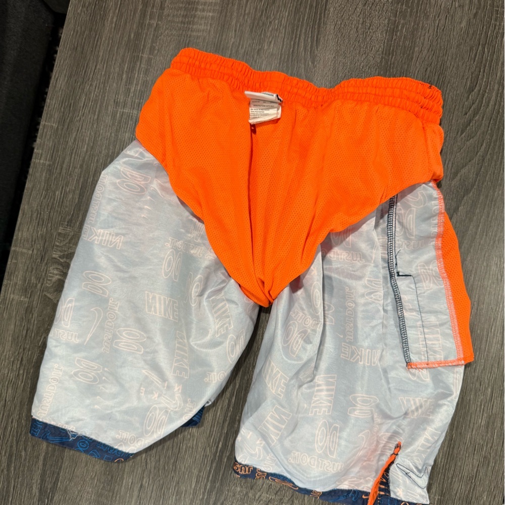 Nike men’s Blue and Orange Graphic Shorts” just Do lt” - Picture 5 of 8